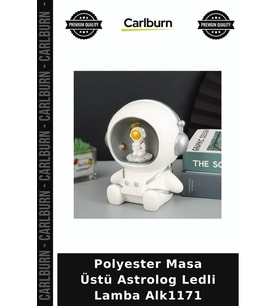 Özel Üretim Dekoratif Aydınlatma Hediye Oda Tasarım Polyester Masa Üstü Astrolog Ledli Lamba Alk1171