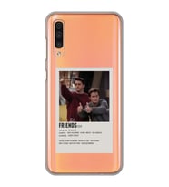 Samsung Galaxy A70 Uyumlu Friends Tasarımlı Şeffaf Telefon Kılıfı