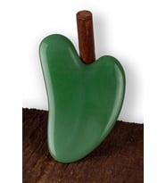 Aventurin Taşı Gua Sha  - Yüz Cilt Masaj Taşı