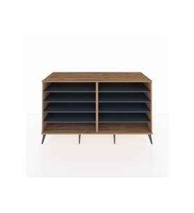 Kronos Konsol 8 Raflı  176x59x99 Çam-Çam/Antrasit