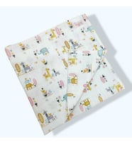 BEZHANE Çok amaçlı Bebek müslin bezi battaniye 72 cm x 72 cm (Çok Renkli)