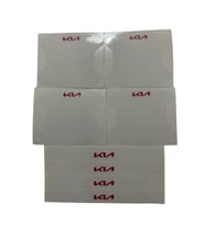 Yeni Kia Marka Logolu Oto Kapı Kolu Çizik Önleyici Yapışkan 8'li Set