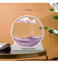 İsme Özel 3D Hareketli Sandscape Kum Saati 25*26