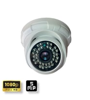 QROMAX 5 MP SONY LENSLİ 36 IR LED GECE GÖRÜŞLÜ DOME İÇ MEKAN 1080P FULLHD GÜVENLİK KAMERASI D136B