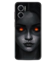 Xiaomi Redmi Note 11E Kılıf Resimli Desenli Silikon Platinium Series Dark Woman 1887