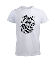Rockçı Tişörtü (Düz Beyaz)
