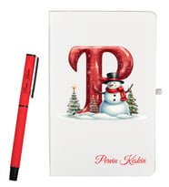 Yılbaşı Hediyesi Kişiye Özel Defter ve Roller Kalem Seti