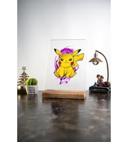 Ev Pokemon Pikachu, Eşya, Ürünler, Masa Dekoratif Ahşap Obje