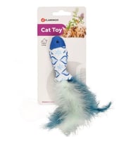 Flamingo MAVİ TÜYLÜ BALIK KEDİ OYUNCAK