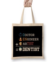Doctor Engineer Artist Dentist 010 Bez Çanta Uzun Saplı