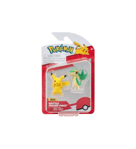 Pokemon Battle 2'li Figür Seti Pikachu + Snivy PKW4066 (Renksiz)