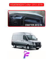 VOLKSWAGEN CRAFTER (2012-2019) Uyumlu Torpido Örtüsü Yansıma Önleyici Koruma Hızlı Montaj K75