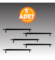 Klipso Mat Siyah 160 MM Metal Lüks Çekmece Dolap Mobilya Kulpları ( 5 ADET )