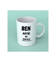 Kupa bardak - Ben artık bu kafayı toparlıyamıyorum (Beyaz)