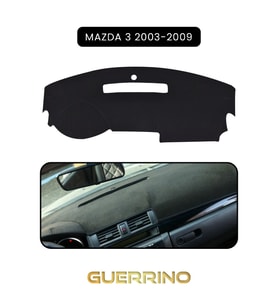 MAZDA 3 2003-2009TORPİDO KORUMA HALISI SİYAH KENAR