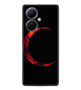Vivo V29 Lite Kılıf Silikon Desen Özel Seri Red Moons 1747