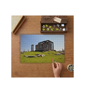 Aizanoi Antik Kenti Kütahya Tasarımı 240 parça Ahşap Puzzle Ahşap Kutuda MP01941