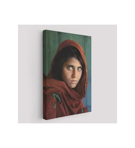 Afgan Kızı Ünlü Fotoğrafçı Steve Mccurry National Geographic Kanvas Tablo-5217