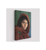 Afgan Kızı Ünlü Fotoğrafçı Steve Mccurry National Geographic Kanvas Tablo-5217