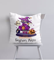 BK Gift Kişiye Özel Happy Halloween Tasarımlı Yastık-10