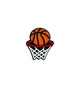Terlik Süsü-Terlik Tokası Basket Topu ve Basket Potası Figürlü