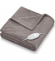 Beurer Hd 75 Cosy Elektrikli Battaniye Çift Kişilik 180 x 130 Koyu Gri