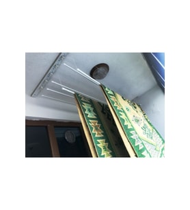 Yüksekliği ayarlanabilir 6 çubuklu metal çamaşır kurutmalık 180cm beyaz