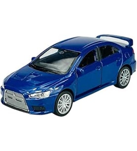 Welly 1:38 Welly Mitsubishi Lancer Evo 8 Mavi