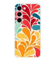 PrintiFy Samsung Galaxy S23 ile Uyumlu Retro Color 5  Kamera Korumalı Şeffaf  Kılıf