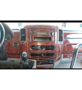 Meriç® Volkswagen Crafter Ön Torpido Kaplama Maun 61 Parça 2006-2019 (Maun)