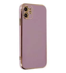 Newface Apple iPhone 12 Kılıf Volet Silikon - Mor