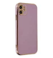 Newface Apple iPhone 12 Kılıf Volet Silikon - Mor