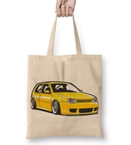 Stanced out Golf MK4 Yellow Bez Çanta Uzun Saplı