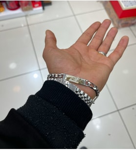 Göz Baskılı Çelik Bileklik - En Güzel Hediye