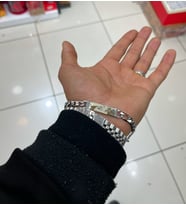 Göz Baskılı Çelik Bileklik - En Güzel Hediye