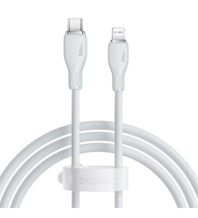 Baseus Pudding Hızlı Şarj Özellikli Type-C to Lightning 20W Kablo 1.2m. Beyaz
