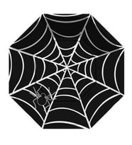 Tabak halloween cadılar bayramı örümcek sekizgen siyah pk:8-