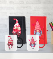 BK Gift Kişiye Özel Sevgili Temalı 2’li Defter Kupa Hediye Seti, Sevgiliye Hediye, Sevgililer Günü Hediyesi-2