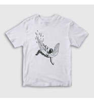 Presmono Unisex Çocuk Beyaz Icarus Melek Falling Angel T-Shirt 509578tt (Beyaz)