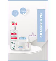 SOI Cosmetics Cilt Arındırıcı 3'lü -Glikolik Asit Tonik 200 ML&Hydra Face Cream 50 ML&Facial Peeling Serumu 30 ML