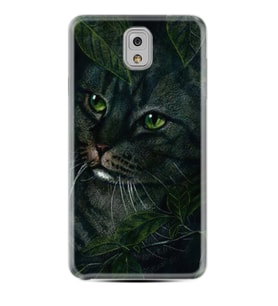 Samsung Note 3 4 5 8 9 20 Ultra 10 Lite Kılıf Desenli Silikon Flowers Cat 1345