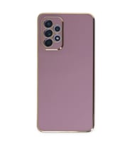 Samsung Galaxy A52 Kılıf Volet Silikon - Mor