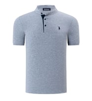T8560 DEWBERRY T-SHIRT-DÜZ GRİ (Karışık)
