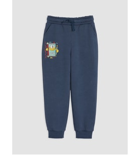 LC WAIKIKI Lacivert Baskılı Erkek Çocuk Jogger Eşofman Altı