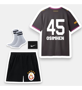 Osımhên-9 Gâlâtâsârây 26-27 Yeni Sezon Çocuk Futbol Forması - 4'lü Set