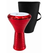 Fransua Dövme Döküm Mısır Darbuka Kırmızı ( Kılıf Hediyelidir)