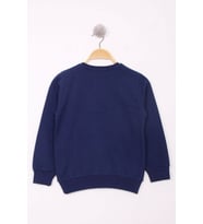 Toontoy Erkek Çocuk Uçak Baskılı Sweatshirt (Lacivert)