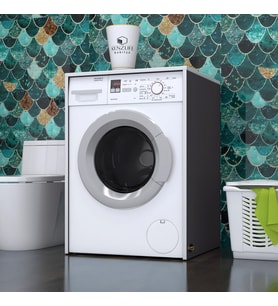 Kenzlife çamaşır makinesi dolabı naum gri 90*70*60 banyo kapaksız arkalıksız (Karışık)