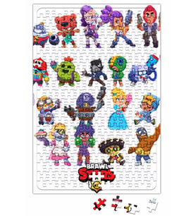 Brawl Stars Karakterler Puzzle 240 Parça Yapboz