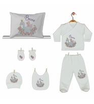 Pia Baby Gl 2203 İsme Özel Yastık Zıbın Set